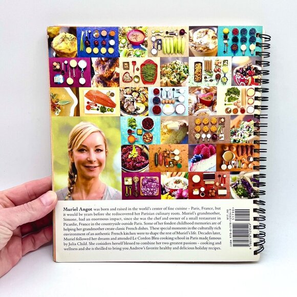 Healthy Holiday Cookbook Andres Lessman 2013 Spiral Bound Recipes - Picture 5 of 5